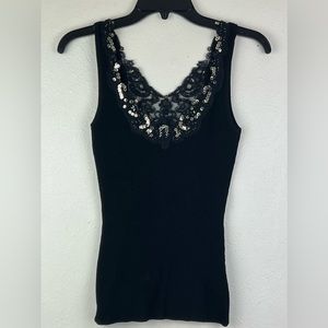 Cache Women's Dress Sleeveless Tank w/ Sequins